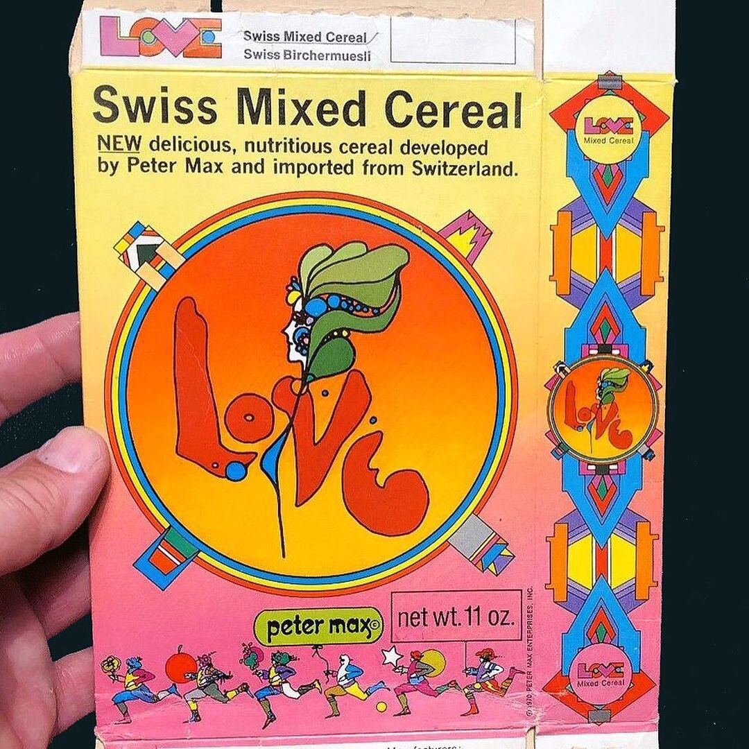 Peter Max ‘Love’ Cereal