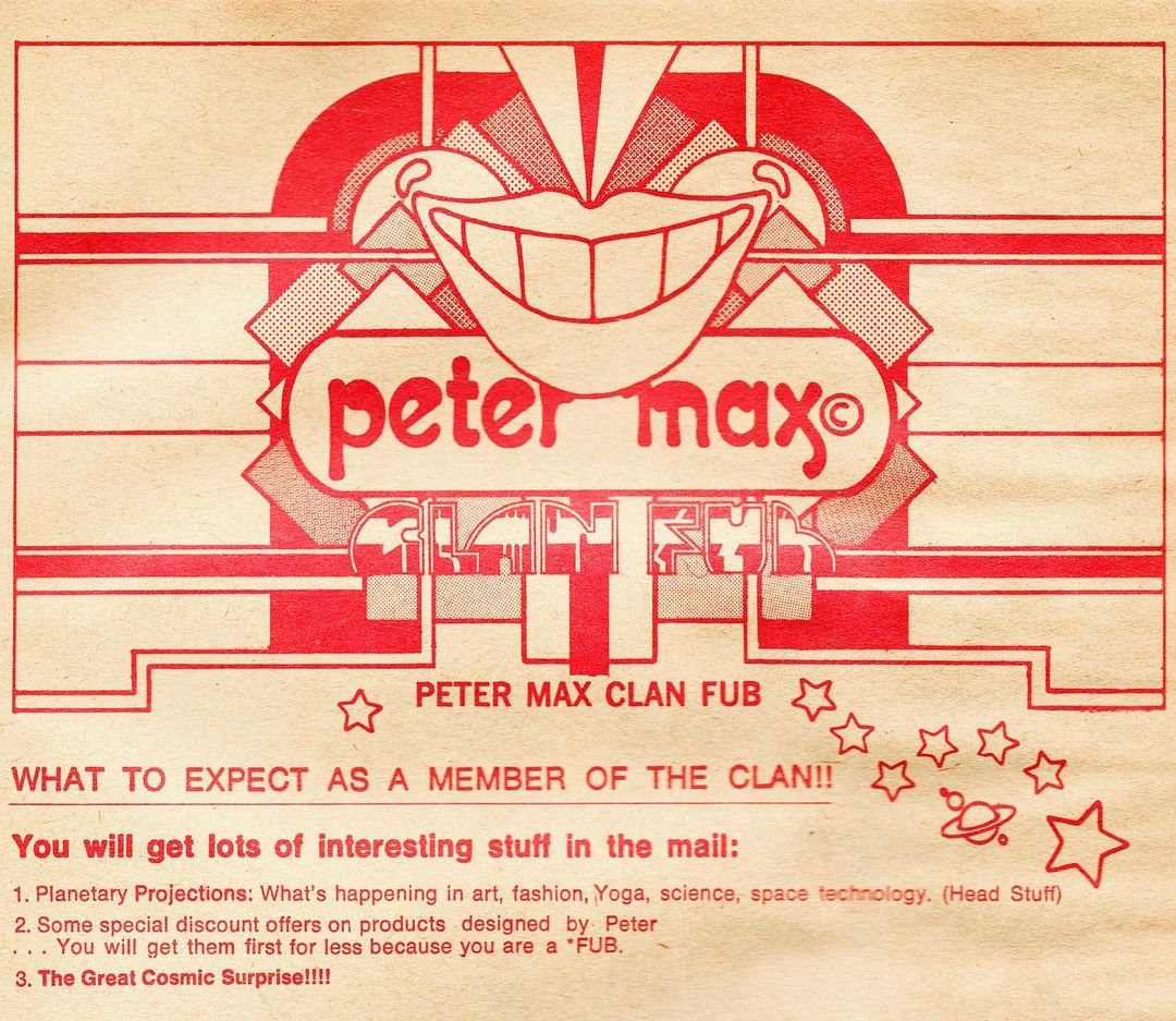 Peter Max Clan Fub, 1970