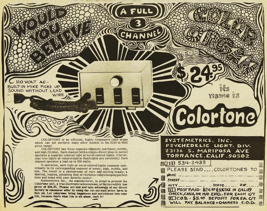 Colortone Color Organ, 1968