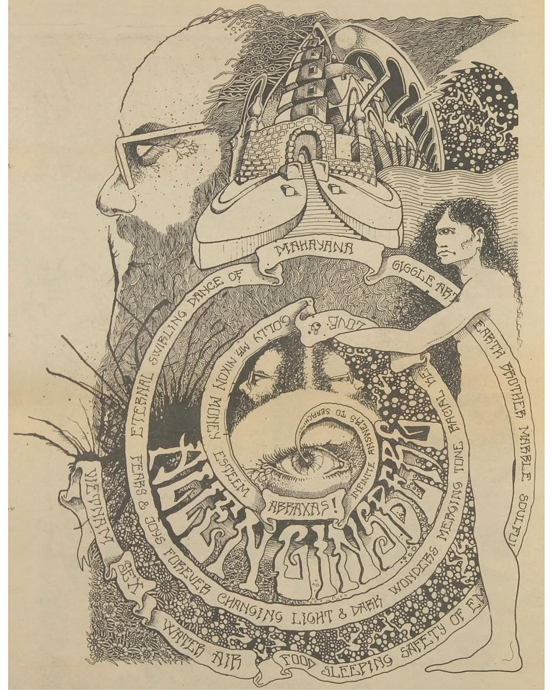 John Thompson for Allen Ginsberg, 1969