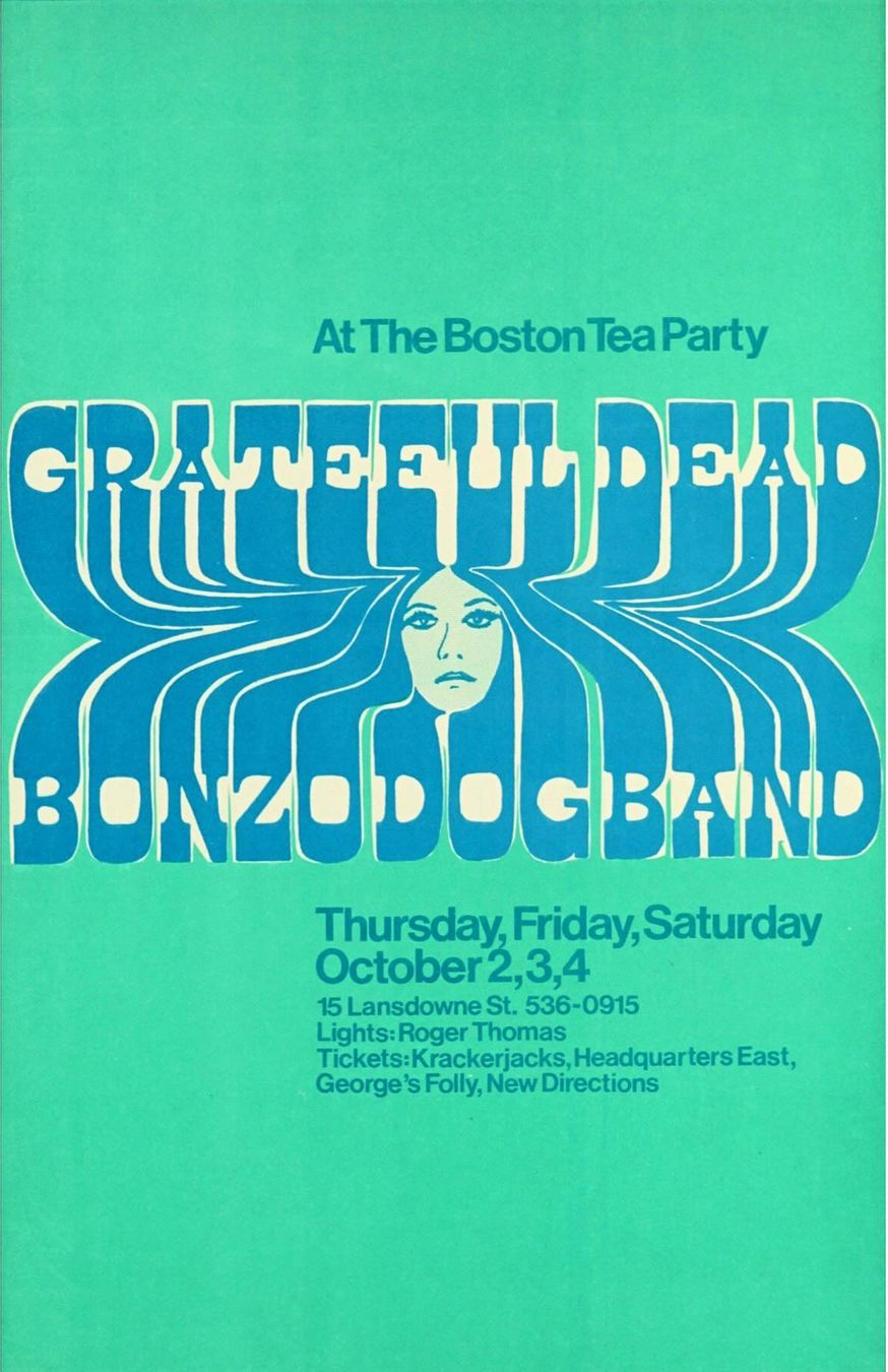 Boston Tea Party Posters, 1968-1970