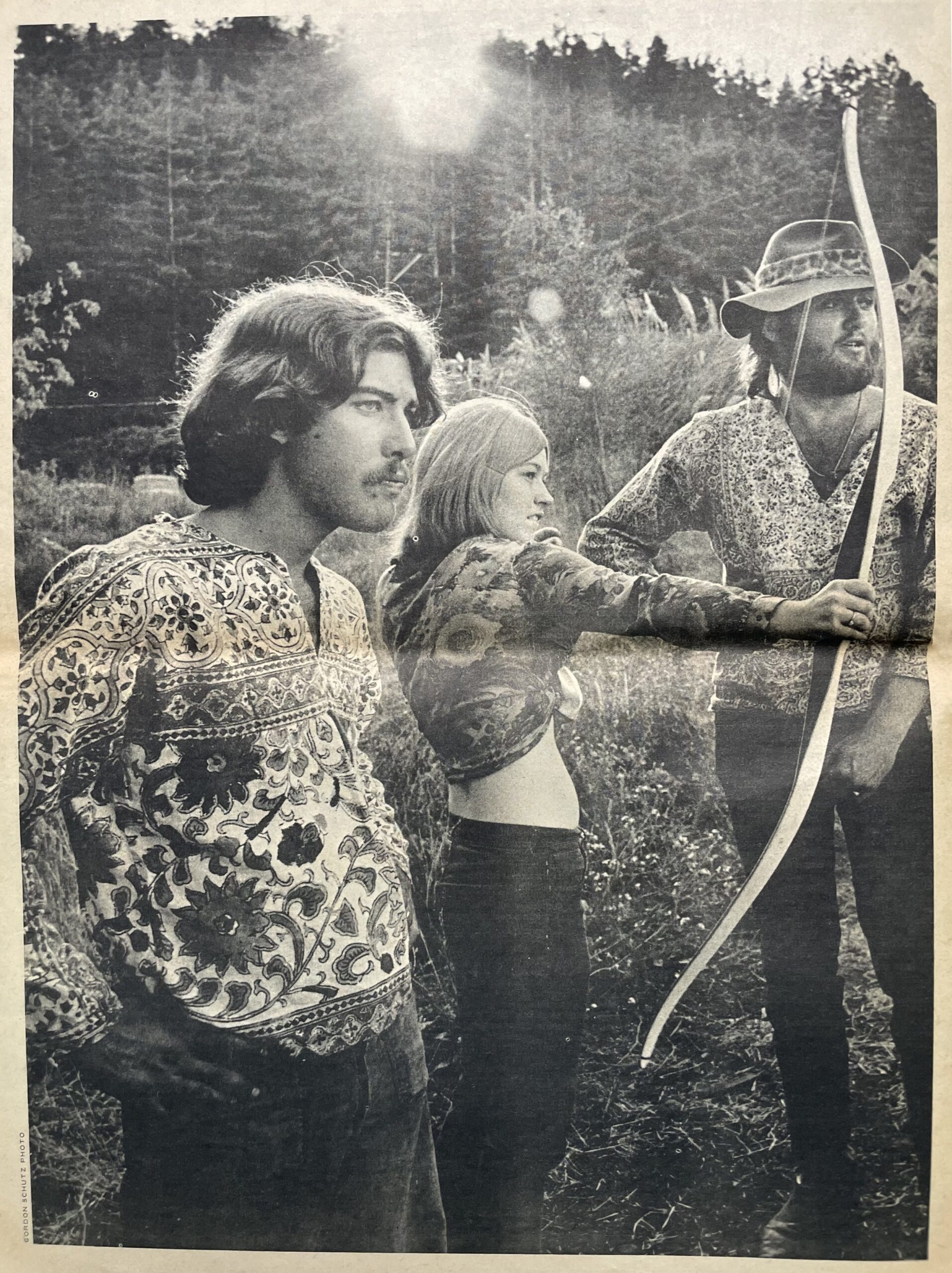Hippie Archery Practice, 1967